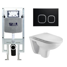 Душевая кабина Weltwasser AMBERG 497 ST + BAARBACH 004 GL-WT + AMBERG RD-BL 10000006679