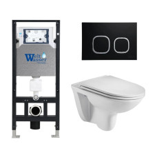 Душевая кабина Weltwasser AMBERG 506 + BAARBACH 004 GL-WT + AMBERG RD-BL 10000006767