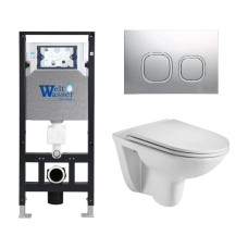 Душевая кабина Weltwasser AMBERG 506 + BAARBACH 004 GL-WT + AMBERG RD-CR 10000006768