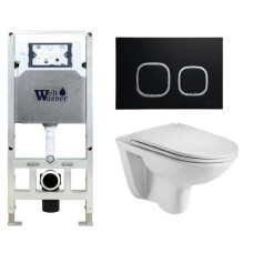 Душевая кабина Weltwasser AMBERG 506 ST + BAARBACH 004 GL-WT + AMBERG RD-BL 10000006855