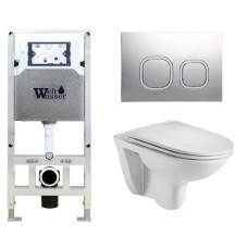 Душевая кабина Weltwasser AMBERG 506 ST + BAARBACH 004 GL-WT + AMBERG RD-CR 10000006856