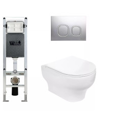 Душевая кабина Weltwasser AMBERG 350 ST + ERLENBACH 004 GL-WT + AMBERG RD-CR 10000006509