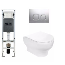 Душевая кабина Weltwasser AMBERG 350 ST + ERLENBACH 004 GL-WT + AMBERG RD-MT CR 10000006507