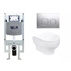 Душевая кабина Weltwasser AMBERG 497 ST + ERLENBACH 004 GL-WT + AMBERG RD-CR 10000006684