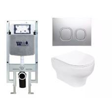 Душевая кабина Weltwasser AMBERG 497 ST + ERLENBACH 004 GL-WT + AMBERG RD-MT CR 10000006685