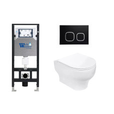Душевая кабина Weltwasser AMBERG 506 + ERLENBACH 004 GL-WT + AMBERG RD-BL 10000006771