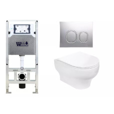 Душевая кабина Weltwasser AMBERG 506 ST + ERLENBACH 004 GL-WT + AMBERG RD-CR 10000006860