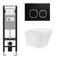 Душевая кабина Weltwasser AMBERG 350 + GELBACH 043 GL-WT + AMBERG RD-BL 10000012314