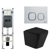 Душевая кабина Weltwasser AMBERG 350 ST + GELBACH 043 MT-BL + AMBERG RD-WT 10000011973