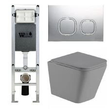 Душевая кабина Weltwasser AMBERG 350 ST + GELBACH 043 MT-GR + AMBERG RD-CR 10000012011