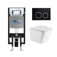Душевая кабина Weltwasser AMBERG 497 + GELBACH 043 MT-WT + AMBERG RD-BL 10000011891