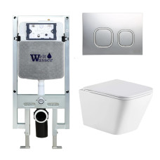 Душевая кабина Weltwasser AMBERG 497 ST + GELBACH 043 GL-WT + AMBERG RD-CR 10000011857