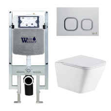 Душевая кабина Weltwasser AMBERG 497 ST + GELBACH 043 GL-WT + AMBERG RD-WT 10000011859