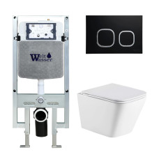 Душевая кабина Weltwasser AMBERG 497 ST + GELBACH 043 MT-WT + AMBERG RD-BL 10000011896