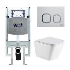 Душевая кабина Weltwasser AMBERG 497 ST + GELBACH 043 MT-WT + AMBERG RD-WT 10000011899
