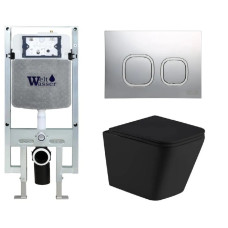 Душевая кабина Weltwasser AMBERG 497 ST + GELBACH 043 MT-BL + AMBERG RD-CR 10000011981