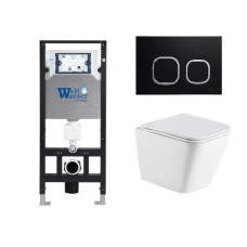 Душевая кабина Weltwasser AMBERG 506 + GELBACH 043 GL-WT + AMBERG RD-BL 10000011861