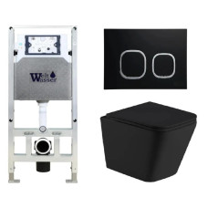 Душевая кабина Weltwasser AMBERG 506 ST + GELBACH 043 MT-BL + AMBERG RD-BL 10000011990