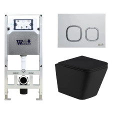 Душевая кабина Weltwasser AMBERG 506 ST + GELBACH 043 MT-BL + AMBERG RD-WT 10000011993