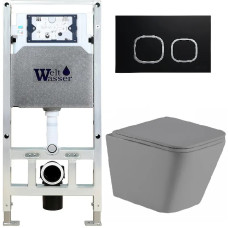 Душевая кабина Weltwasser AMBERG 506 ST + GELBACH 043 MT-GR + AMBERG RD-BL 10000012030
