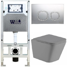 Душевая кабина Weltwasser AMBERG 506 ST + GELBACH 043 MT-GR + AMBERG RD-CR 10000012031
