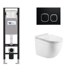 Душевая кабина Weltwasser AMBERG 350 + HEIMBACH 043 GL-WT + AMBERG RD-BL 10000012439