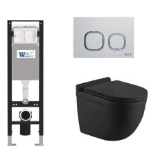 Душевая кабина Weltwasser AMBERG 350 + HEIMBACH 043 MT-BL + AMBERG RD-WT 10000012337