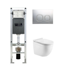 Душевая кабина Weltwasser AMBERG 350 ST + HEIMBACH 043 GL-WT + AMBERG RD-CR 10000012132