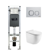 Душевая кабина Weltwasser AMBERG 350 ST + HEIMBACH 043 GL-WT + AMBERG RD-WT 10000012134