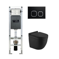 Душевая кабина Weltwasser AMBERG 350 ST + HEIMBACH 043 MT-BL + AMBERG RD-BL 10000012221