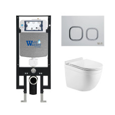 Душевая кабина Weltwasser AMBERG 497 + HEIMBACH 043 GL-WT + AMBERG RD-WT 10000012139