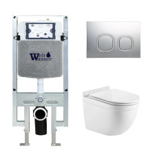 Душевая кабина Weltwasser AMBERG 497 ST + HEIMBACH 043 GL-WT + AMBERG RD-MT CR 10000012143