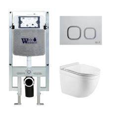 Душевая кабина Weltwasser AMBERG 497 ST + HEIMBACH 043 GL-WT + AMBERG RD-WT 10000012144