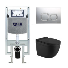 Душевая кабина Weltwasser AMBERG 497 ST + HEIMBACH 043 MT-BL + AMBERG RD-MT CR 10000012233