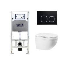 Душевая кабина Weltwasser AMBERG 506 ST + HEIMBACH 043 GL-WT + AMBERG RD-BL 10000012151