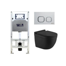 Душевая кабина Weltwasser AMBERG 506 ST + HEIMBACH 043 MT-BL + AMBERG RD-WT 10000012244