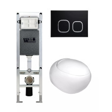 Душевая кабина Weltwasser AMBERG 350 ST + JECKENBACH 004 GL-WT + AMBERG RD-BL 10000006534