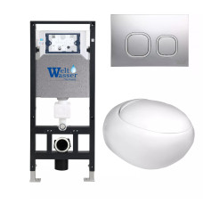 Душевая кабина Weltwasser AMBERG 506 + JECKENBACH 004 GL-WT + AMBERG RD-CR 10000006800