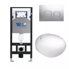 Душевая кабина Weltwasser AMBERG 506 + JECKENBACH 004 GL-WT + AMBERG RD-MT CR 10000006801