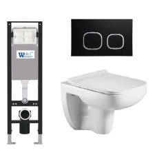 Душевая кабина Weltwasser AMBERG 350 + KEHLBACH 004 GL-WT + AMBERG RD-BL 10000012349