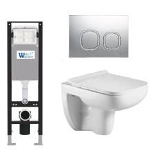 Душевая кабина Weltwasser AMBERG 350 + KEHLBACH 004 GL-WT + AMBERG RD-MT CR 10000012351