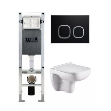Душевая кабина Weltwasser AMBERG 350 ST + KEHLBACH 004 GL-WT + AMBERG RD-BL 10000006538