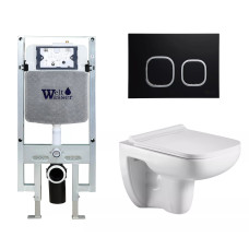 Душевая кабина Weltwasser AMBERG 497 ST + KEHLBACH 004 GL-WT + AMBERG RD-BL 10000006715