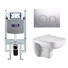 Душевая кабина Weltwasser AMBERG 497 ST + KEHLBACH 004 GL-WT + AMBERG RD-MT CR 10000006717