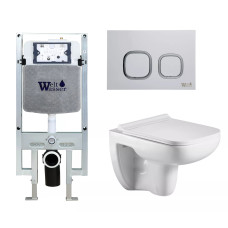Душевая кабина Weltwasser AMBERG 497 ST + KEHLBACH 004 GL-WT + AMBERG RD-WT 10000006718