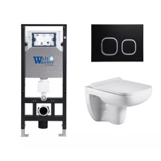 Душевая кабина Weltwasser AMBERG 506 + KEHLBACH 004 GL-WT + AMBERG RD-BL 10000006803