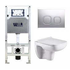 Душевая кабина Weltwasser AMBERG 506 ST + KEHLBACH 004 GL-WT + AMBERG RD-MT CR 10000006893