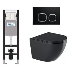 Душевая кабина Weltwasser AMBERG 350 + MERZBACH 043 GL-BL + AMBERG RD-BL 10000012369
