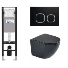 Душевая кабина Weltwasser AMBERG 350 + MERZBACH 043 MT-BL + AMBERG RD-BL 10000012379