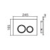 Душевая кабина Weltwasser AMBERG 350 + MERZBACH 043 MT-BL + AMBERG RD-BL 10000012379